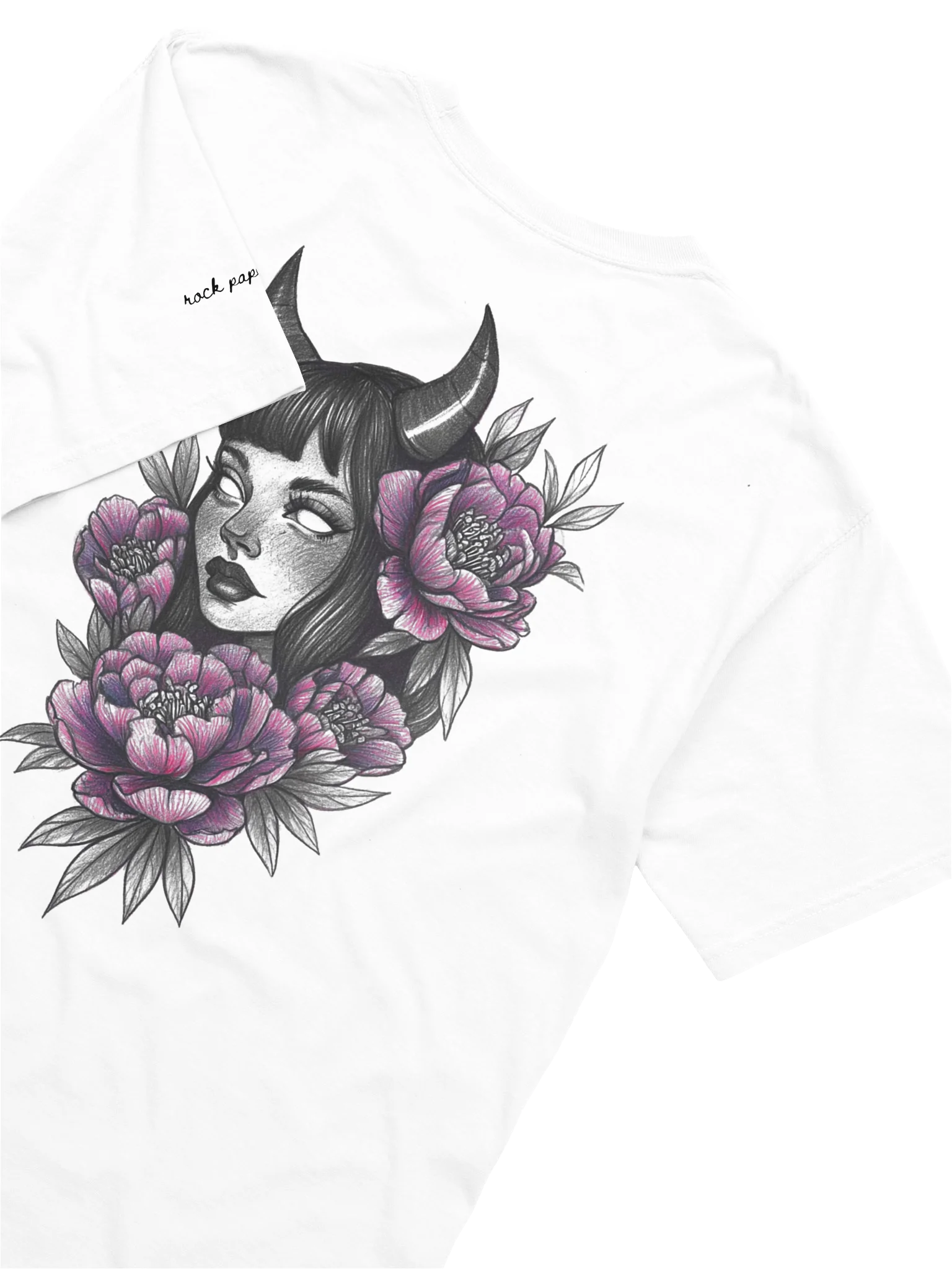 Soft Petals, Sharp Horns | Graphic Tee product image (8)