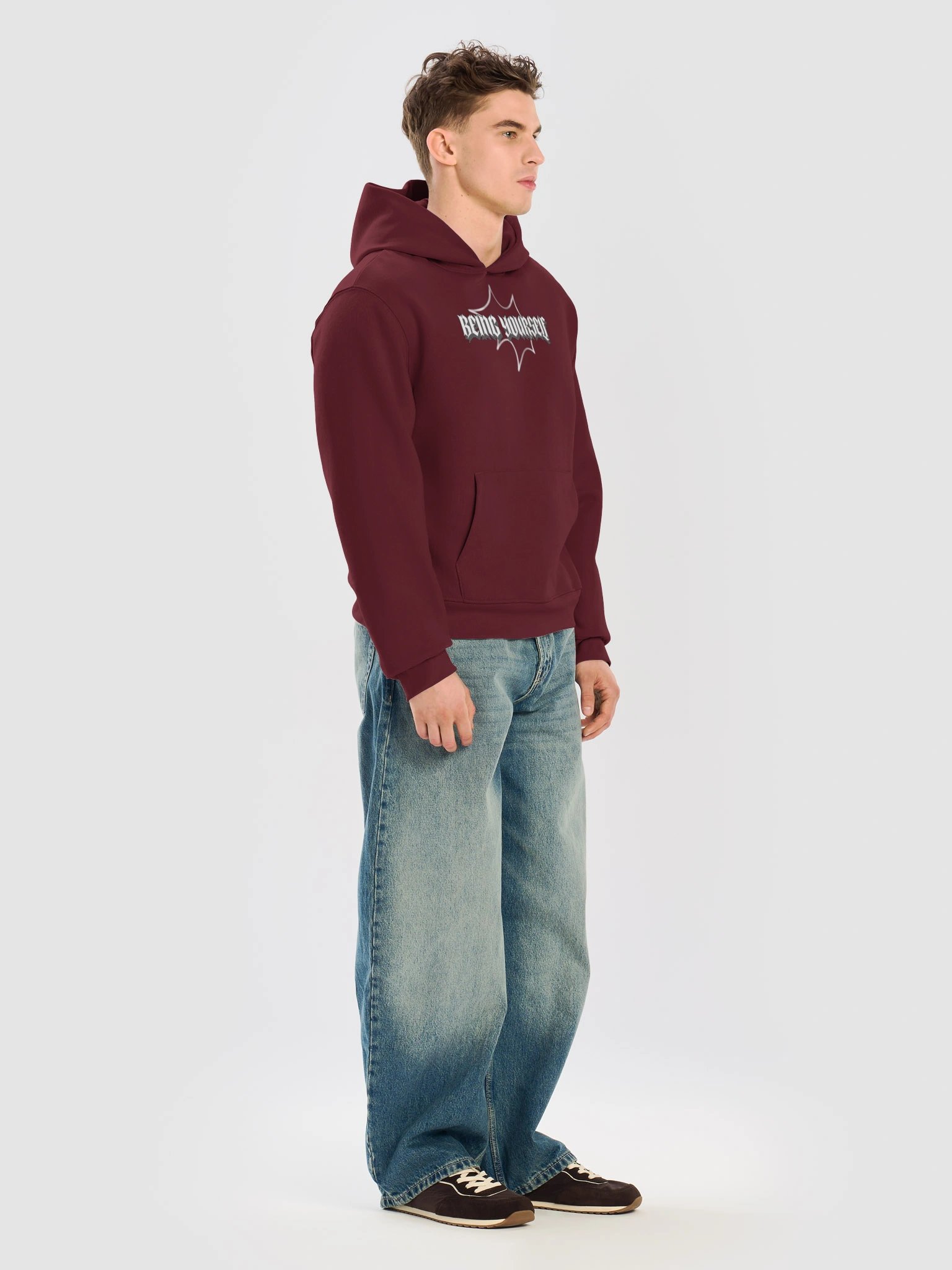 Being Yourself Gothic Starburst Hoodie product image (43)