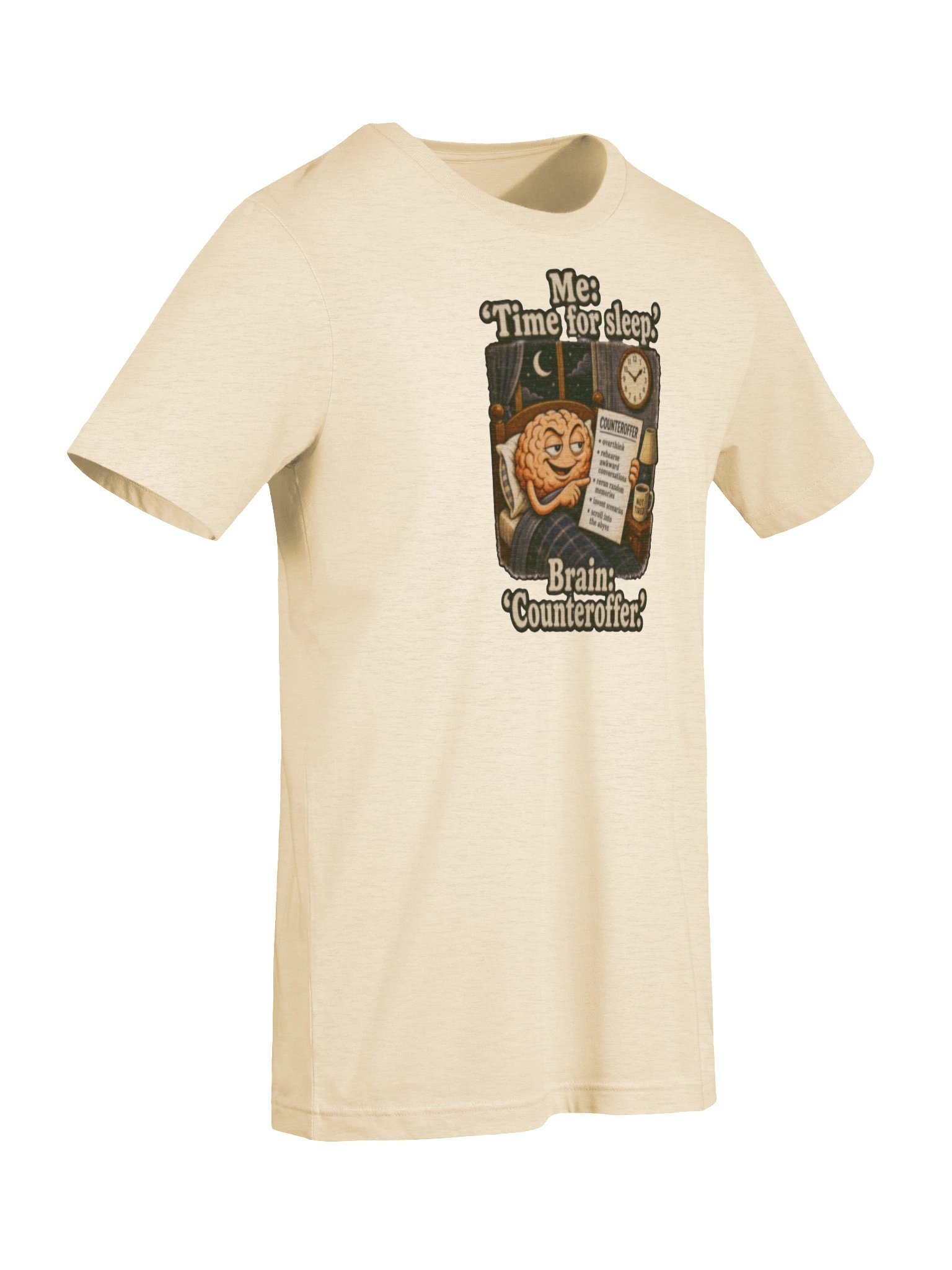 UnspokenMinds: Overthinking Brain Tee product image (7)