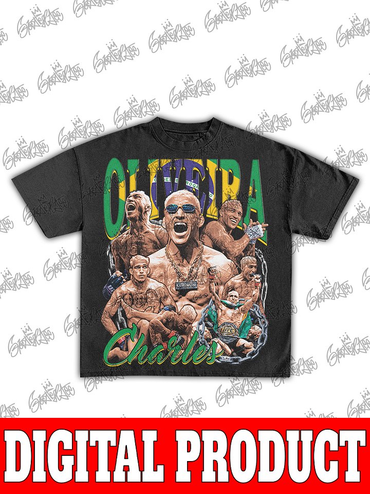 Charles "Do Bronx" Oliveira Vintage UFC Champion Bootleg Graphic product image (1)