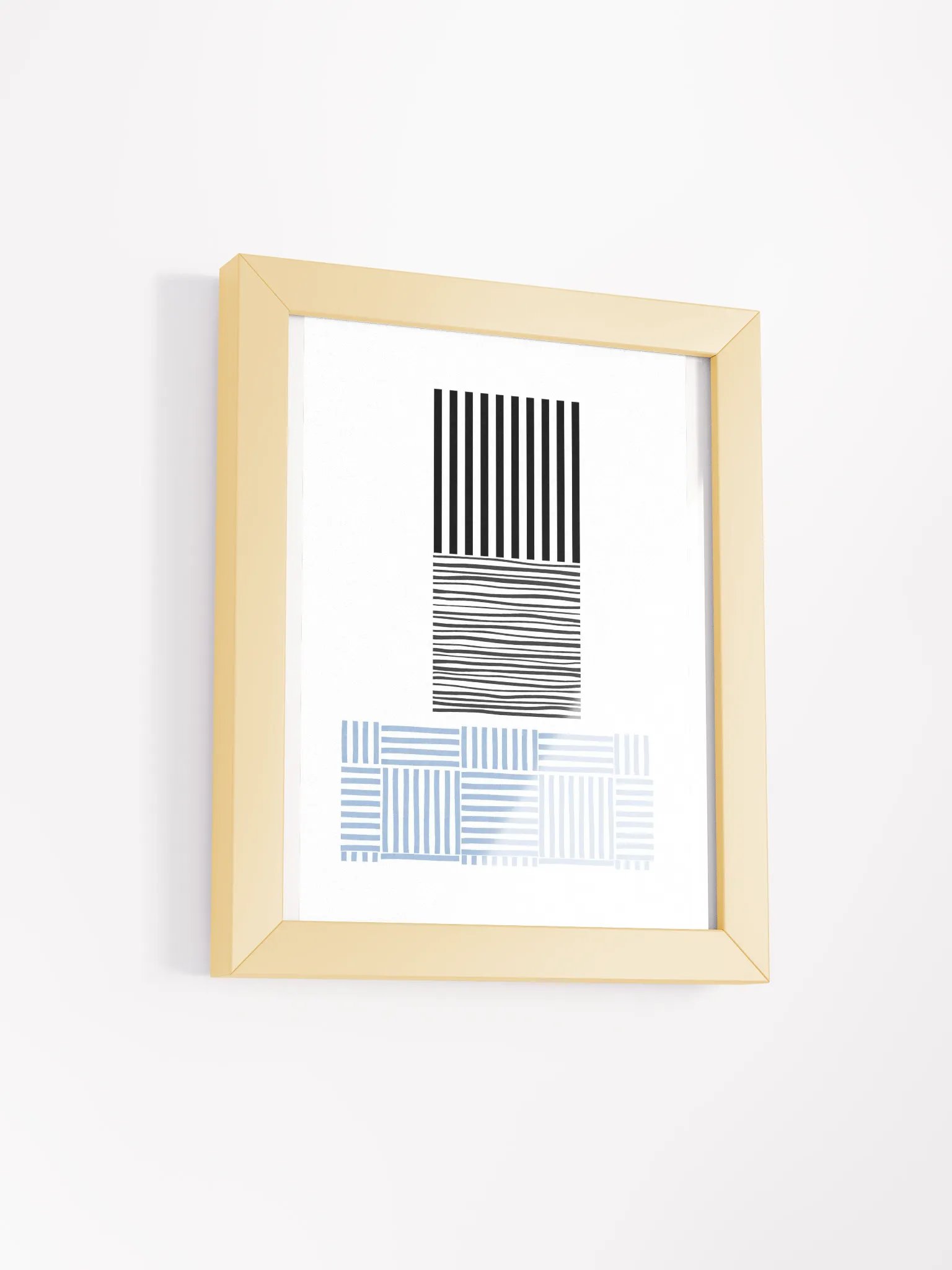 Black and Blue Ethereal Patterns Framed Poster product image (23)