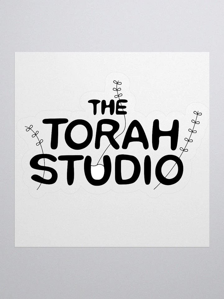 Torah Studio Black Sticker product image (1)