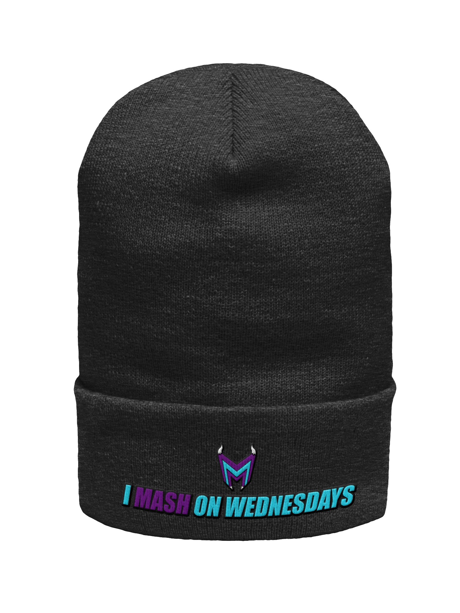 I Mash on Wednesdays Cuffed Beanie product image (8)