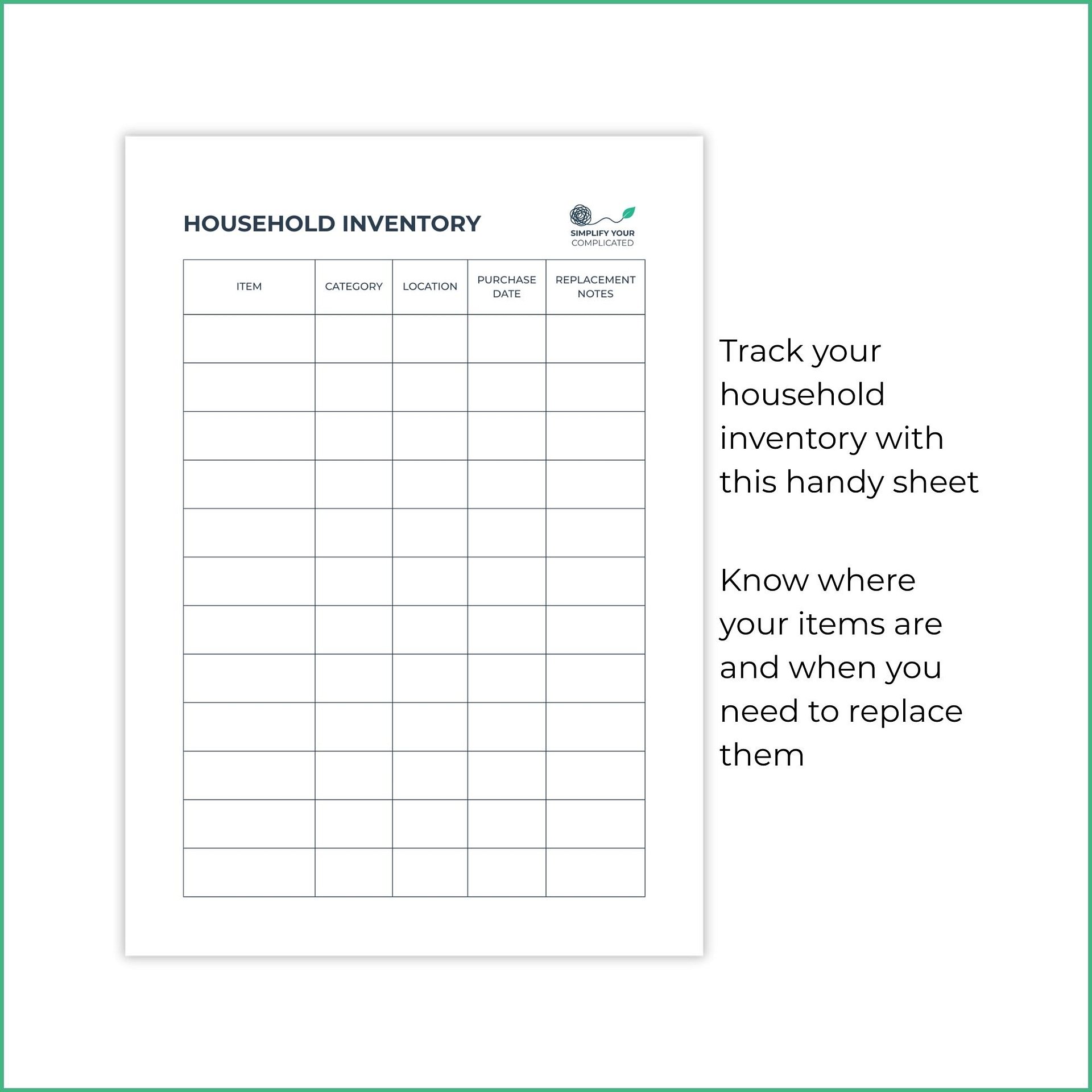 Household Inventory Tracker product image (2)