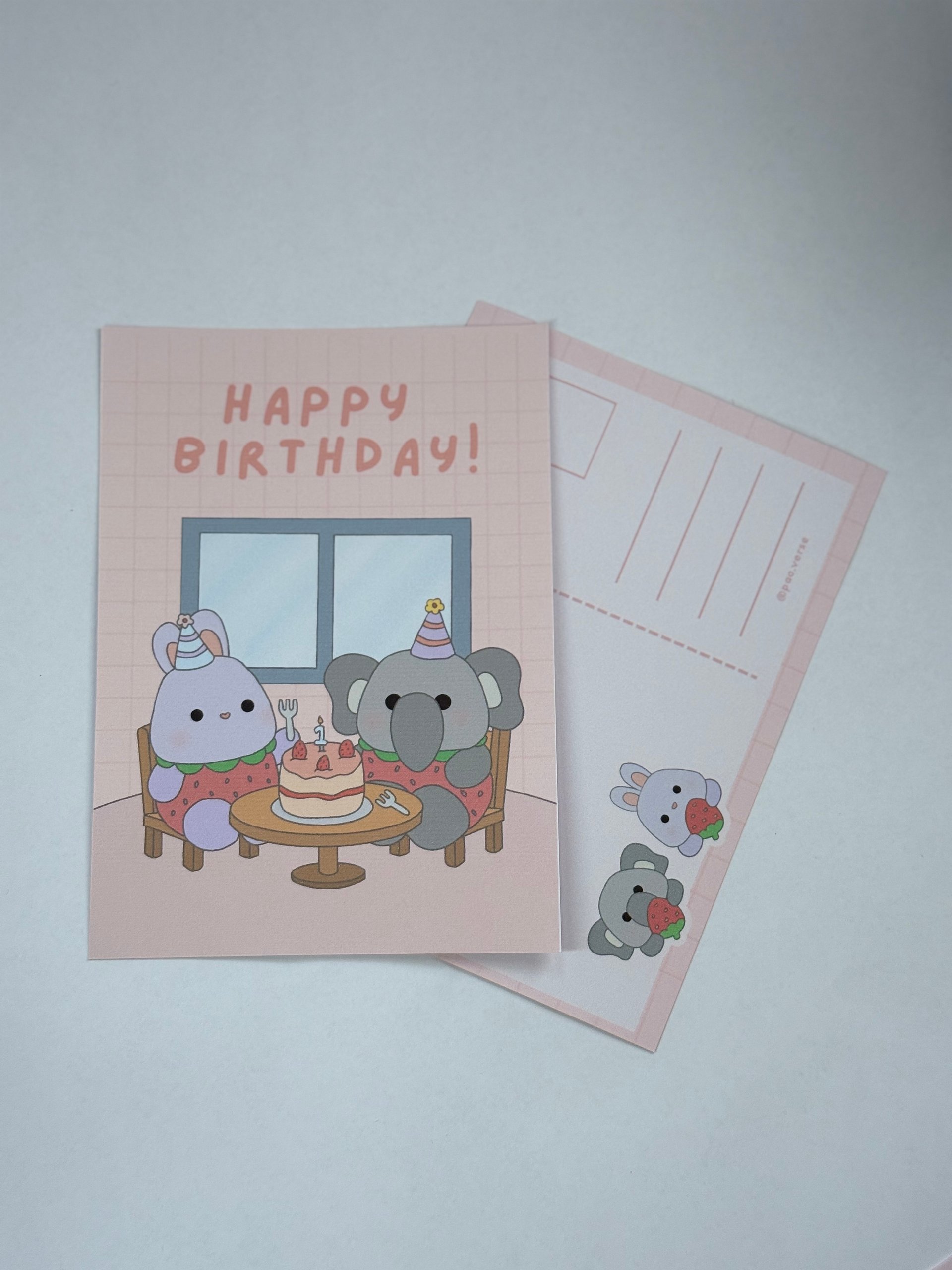 Berry Bliss Birthday Postcard product image (3)