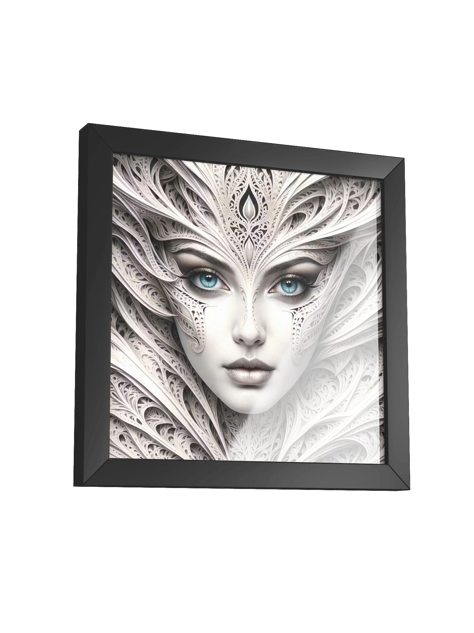 Empress of Light – Ornate Ivory Fantasy Portrait product image (3)
