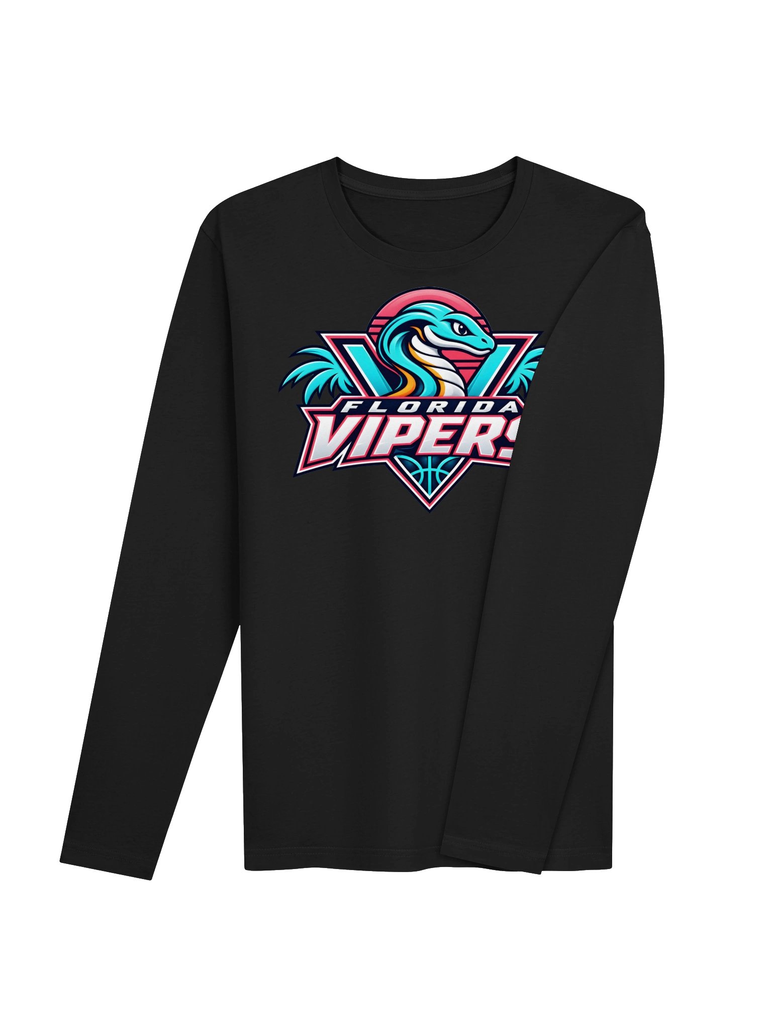 Florida Vipers Fitted Long Sleeve T-Shirt product image (12)