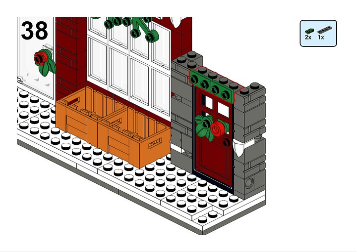 Free LEGO Building Instructions - Festive Book Nook with Phone Dock product image (2)