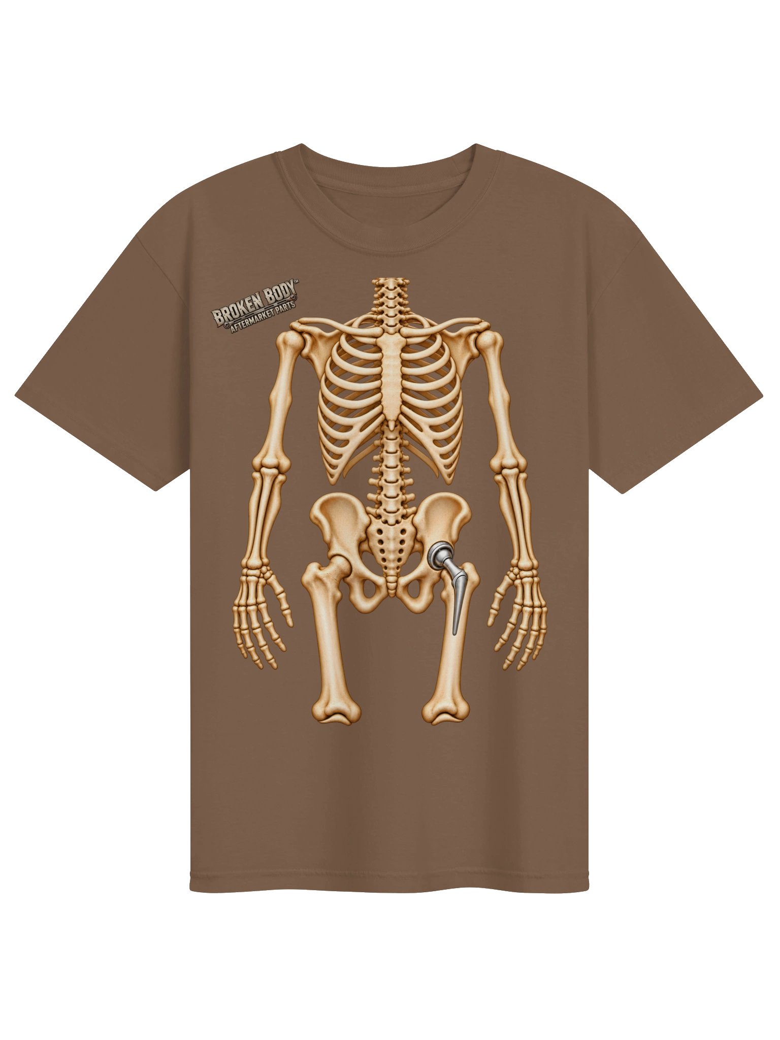 Hip Replacement Shirt — Aftermarket Parts Left Hip Front & Back Tee | Rebuild Shop product image (2)