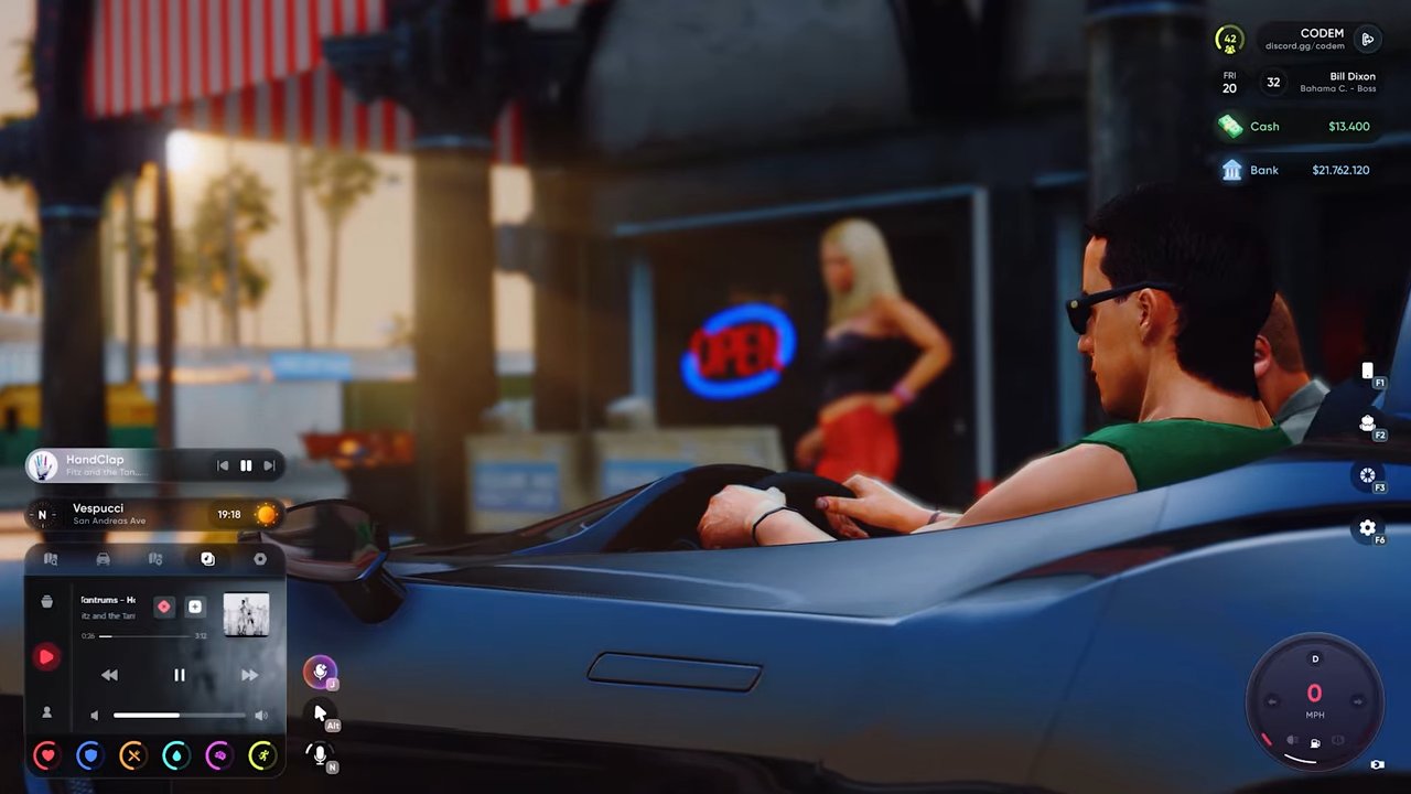 Supreme HUD AIO - Showcase Trailer - Most Detailed Fivem HUD Script [ QB / ESX / QBOX ] product image (2)