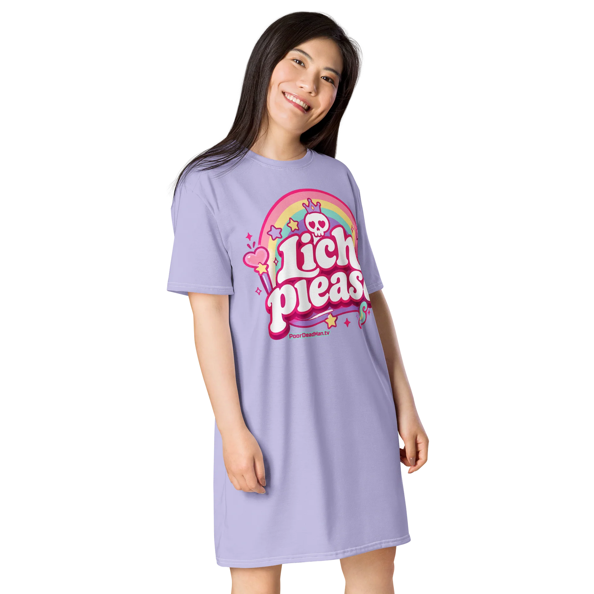 Lich Please T-Shirt Dress product image (4)