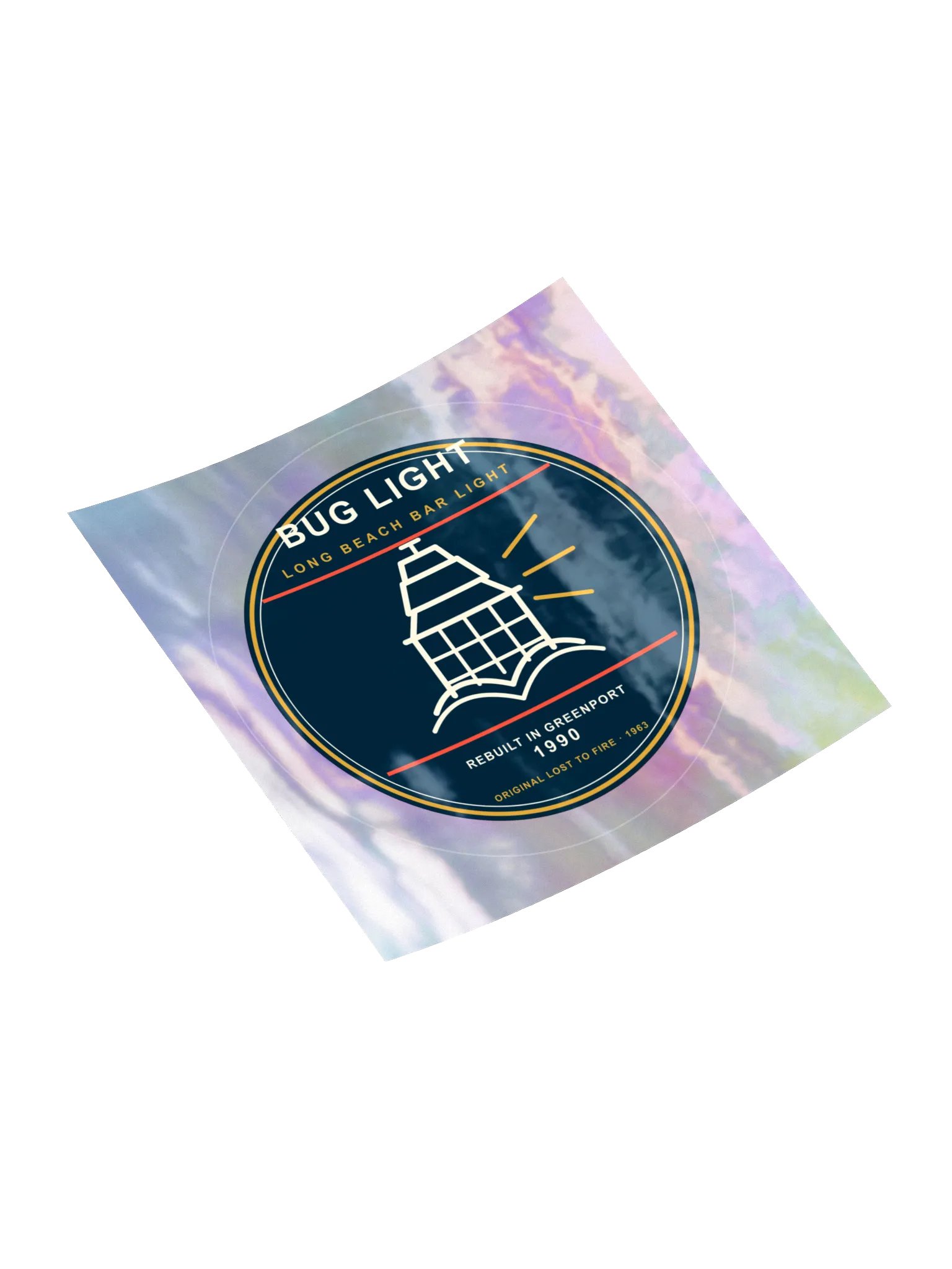 Long Beach Bar Holographic Sticker product image (4)