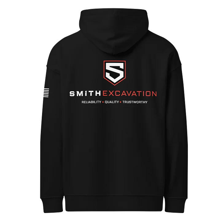 Black S Hoodie with flag product image (1)