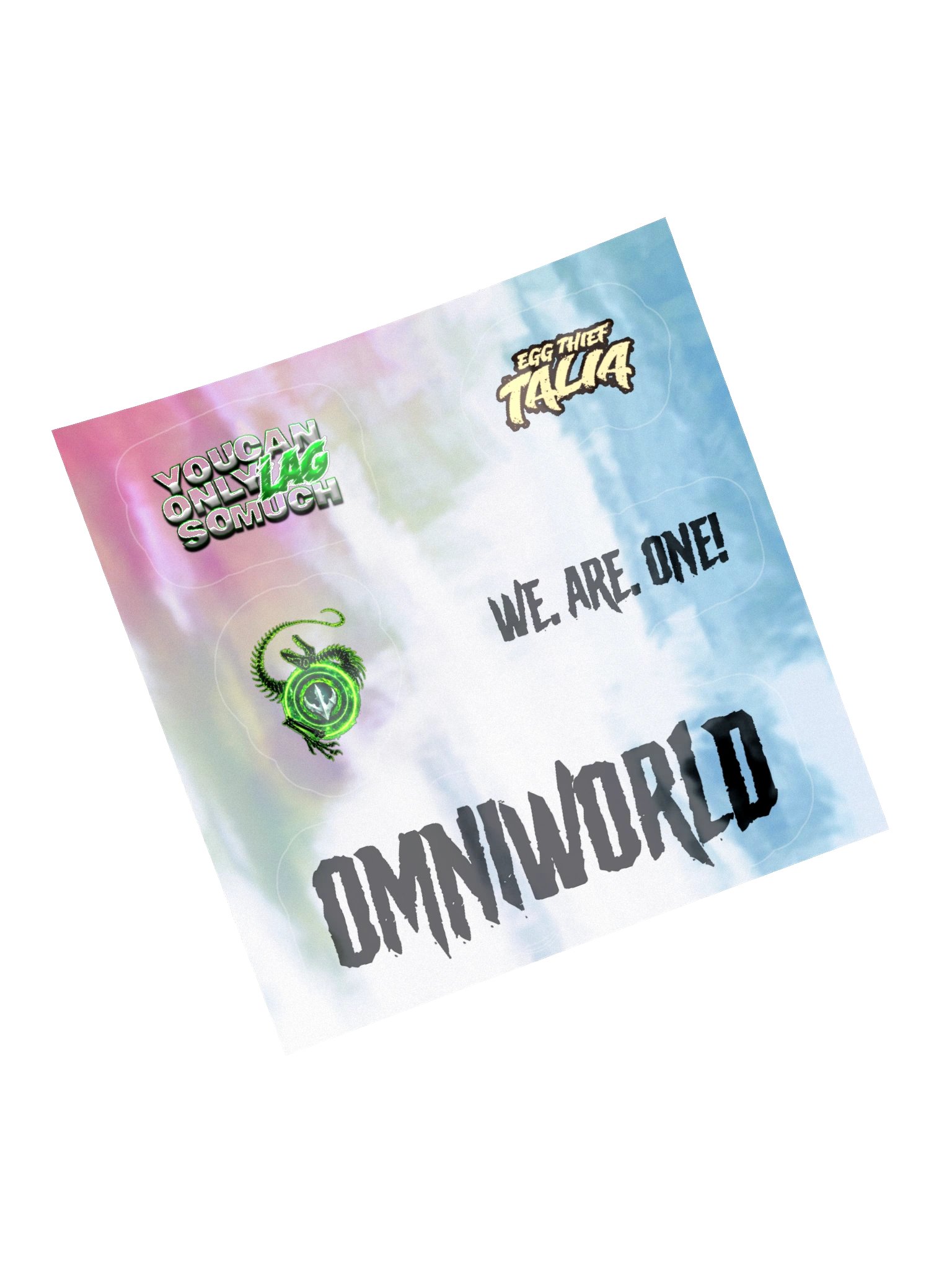 OMNIWORLD Holographic Kiss-Cut Sticker Sheet product image (14)