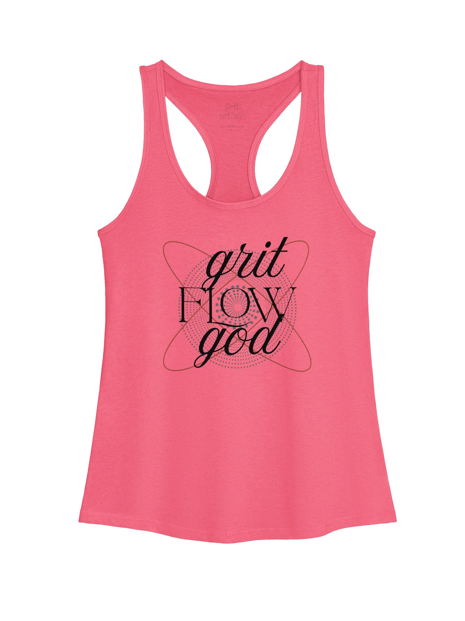 Abstract Dot Burst Racerback Tank product image (5)