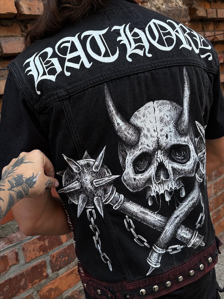 Black Metal Battle Vest (Bathory / Satyricon / Marduk) product image (1)