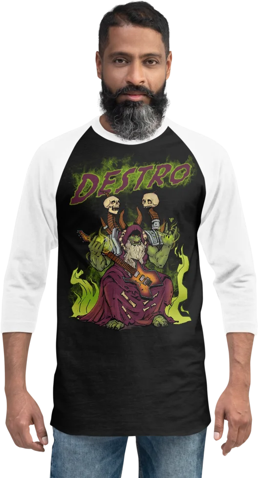 Baseball Raglan - Orc Warlock product image (2)