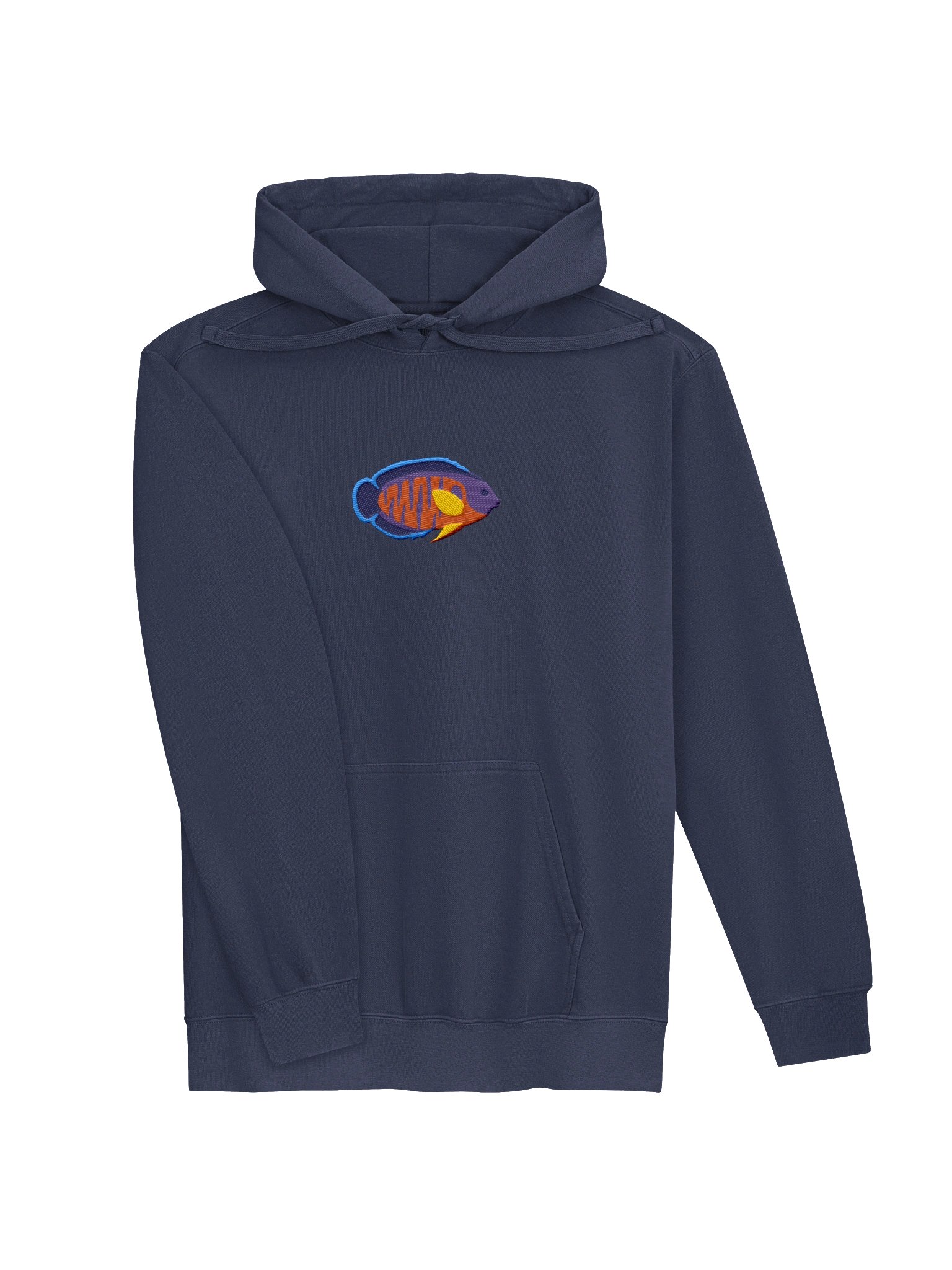 Coral Beauty Angelfish Embroidered Hoodie | Saltwater Reef Aquarium Fish & Marine Life Apparel product image (13)