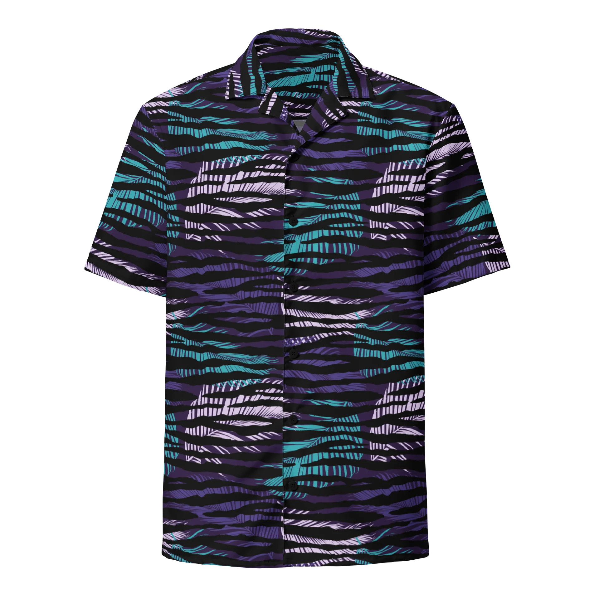 Vibrant Hawaiian Shirt with Fashionable Palm Leaf Design product image (1)