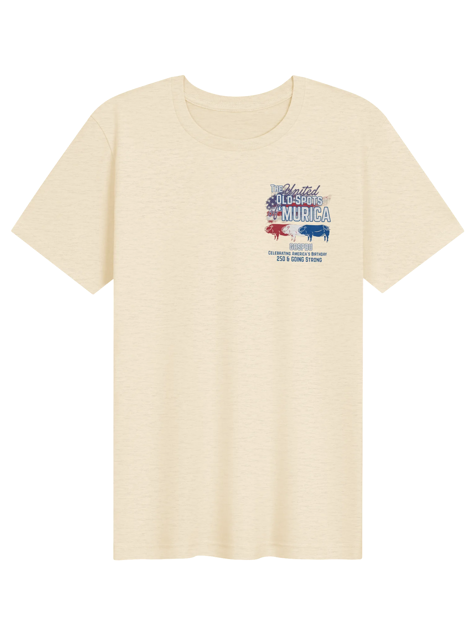 United Old Spots of Murica Patriotic Pig Tee product image (1)