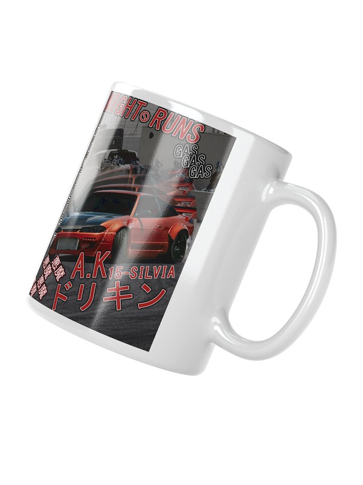Drift-Ghost, 15-Silvia, Japanese Magazine Styling | Glossy White Mug product image (4)