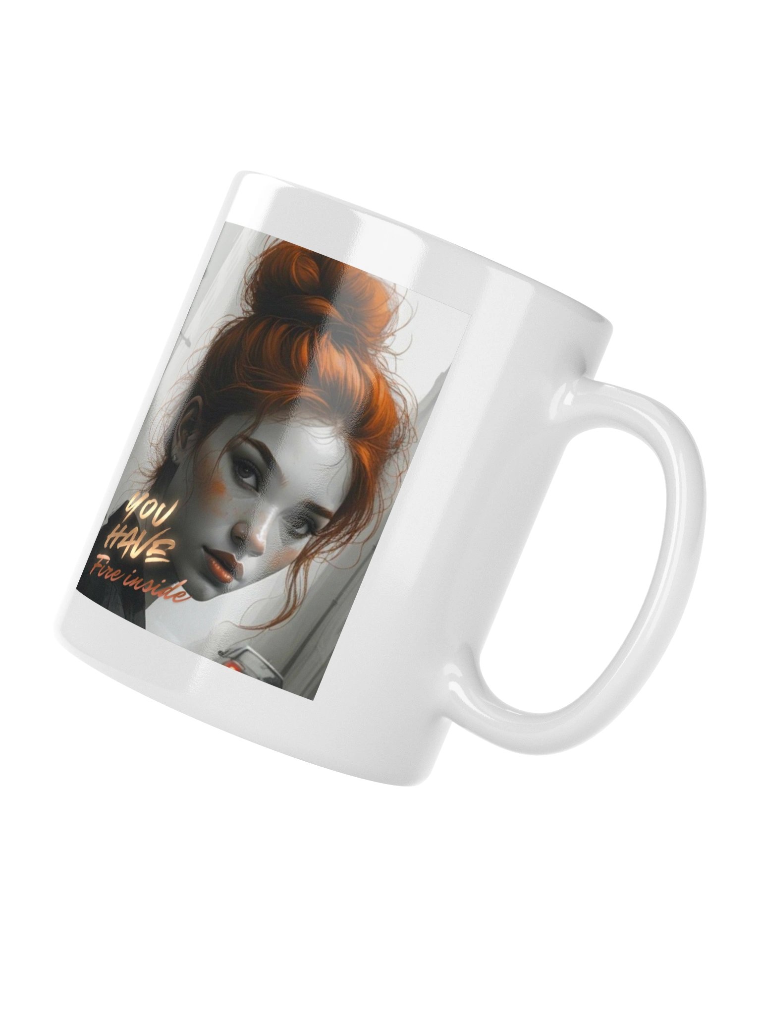 Mind Matter- You Have Fire Inside- White Mug product image (4)