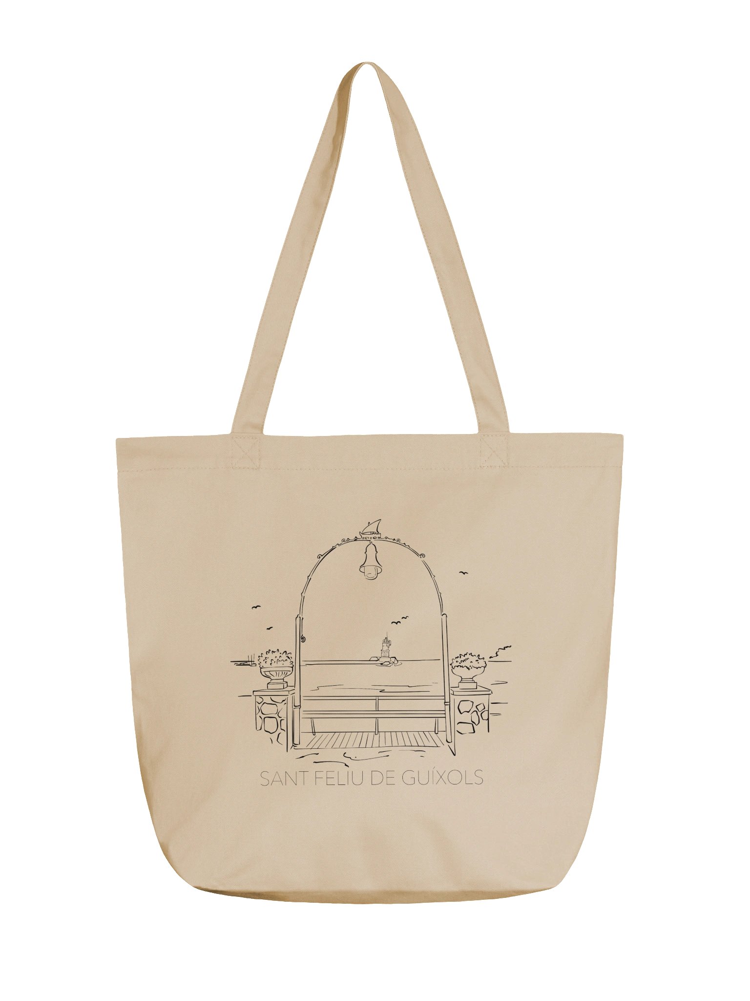 Paseo de Sant Feliu de Guíxols Bolsas de Tela product image (1)