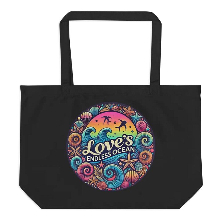 Endless Ocean Love Organic Tote product image (2)