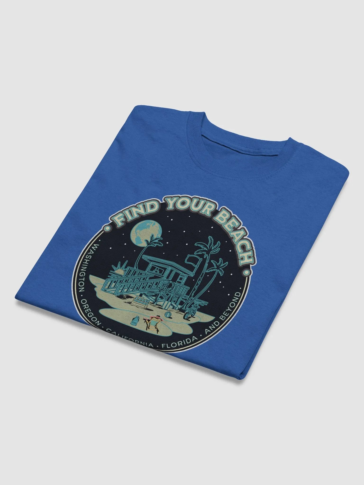 Find Your Beach Heavyweight T-shirt product image (4)