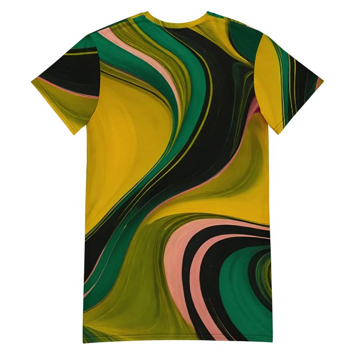 Swirl Symphony T Shirt Dress product image (2)