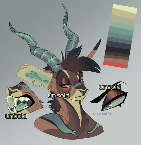 Vampire blackbuck antelope adopt! $50 flat reply to claim!