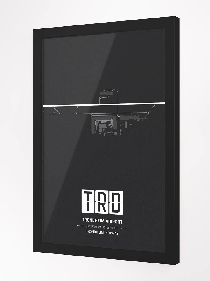 Framed Airport TRD Premium Map On Matt Paper product image (2)