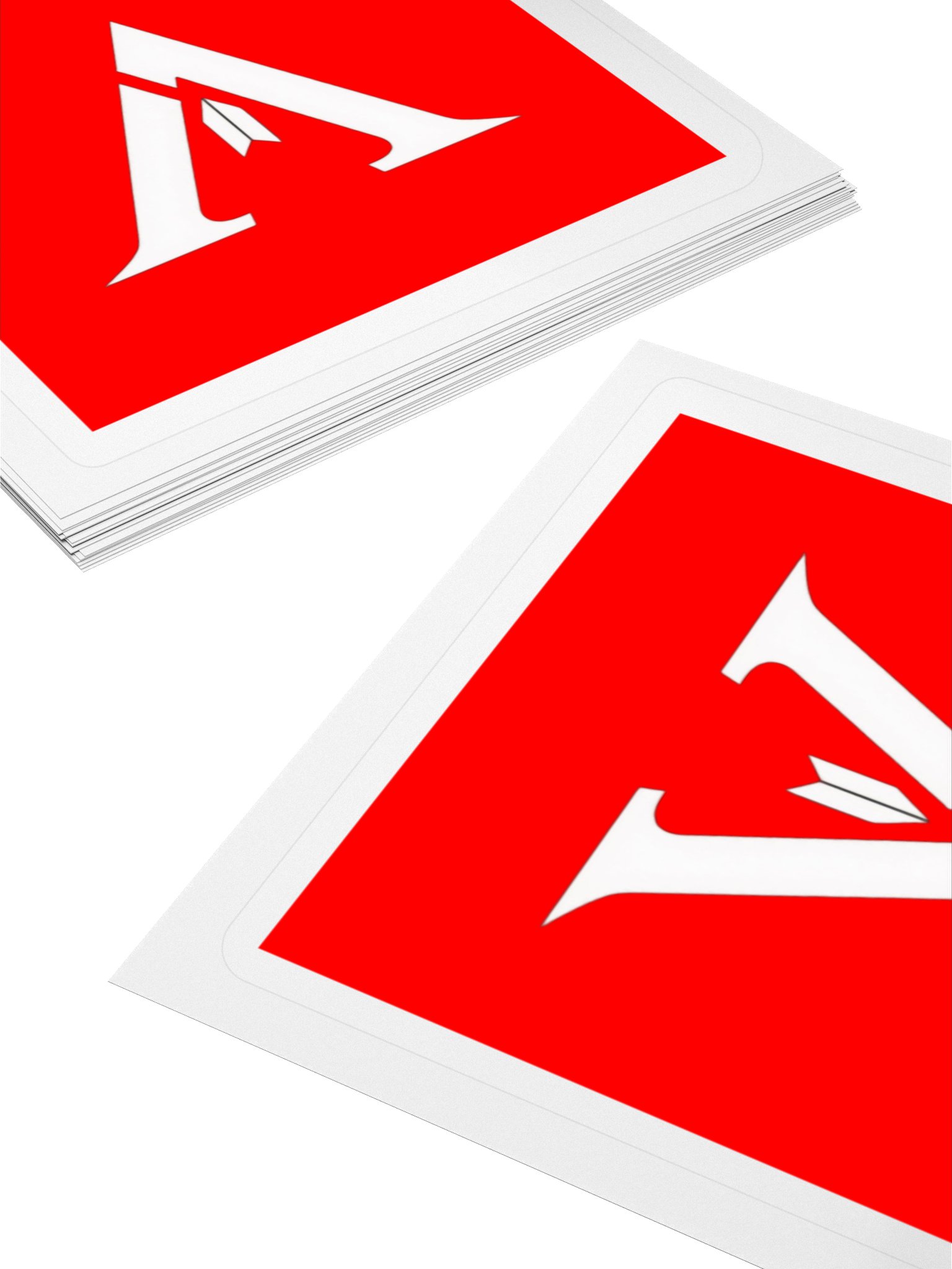 Vibrant V Arrow Stickers product image (11)