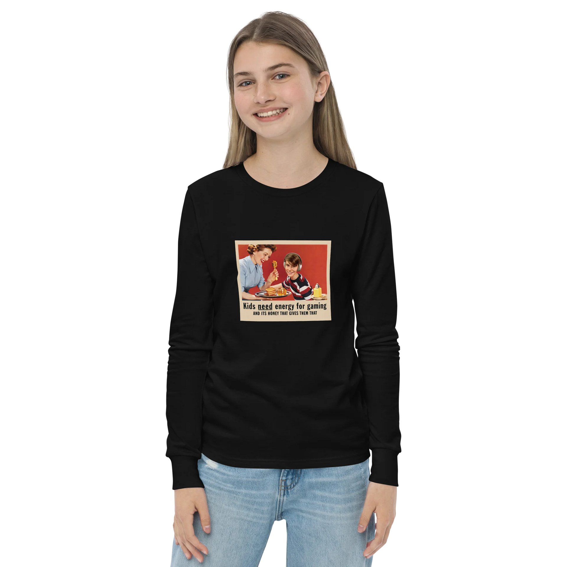 Kids Need Energy Youth Long Sleeve T-Shirt product image (8)