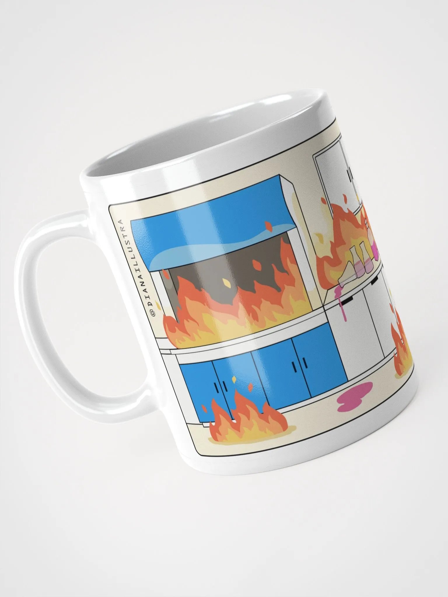 "Burning laboratory" Ceramic mug product image (2)
