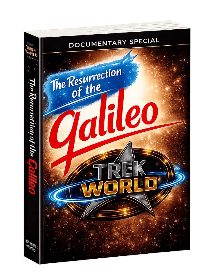 Pre-Order "The Resurrection of Star Trek's Galileo" Paperback book. product image (1)
