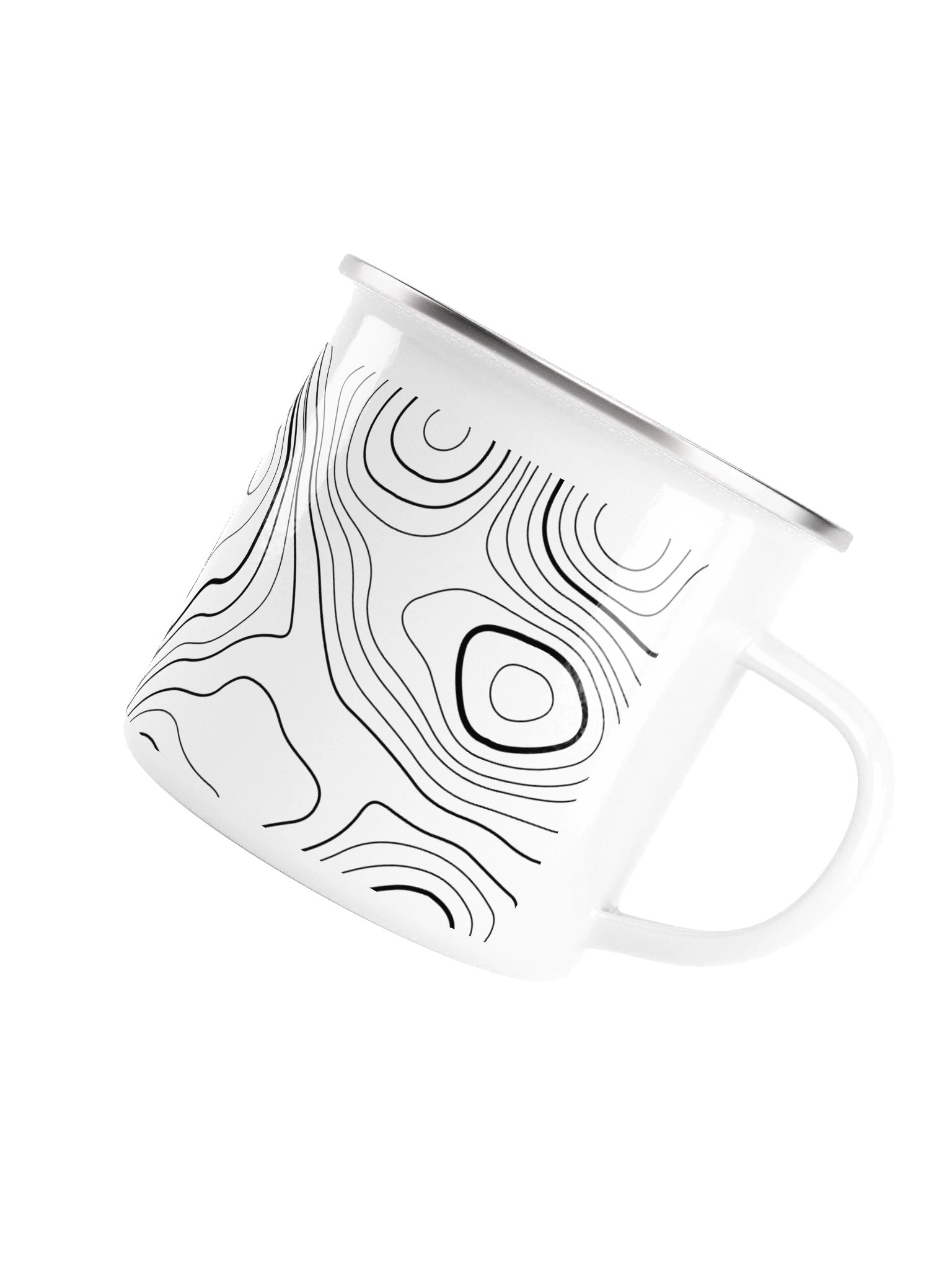 High ground logo enamel mug product image (5)