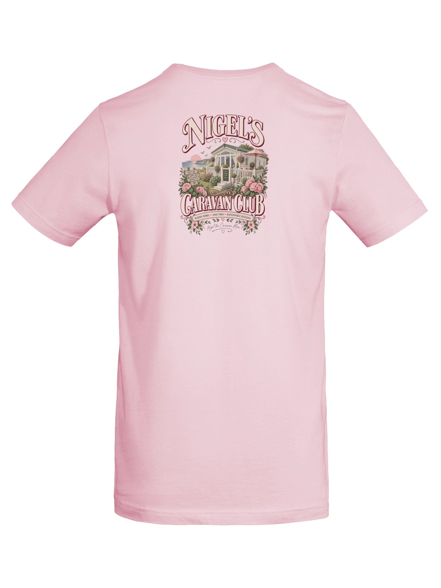 Nigel’s Caravan Club | Pink Floral Tee product image (6)