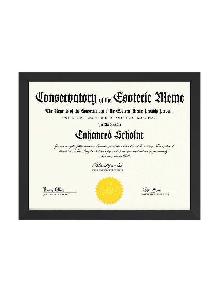 Enhanced Scholar Certificate product image (1)