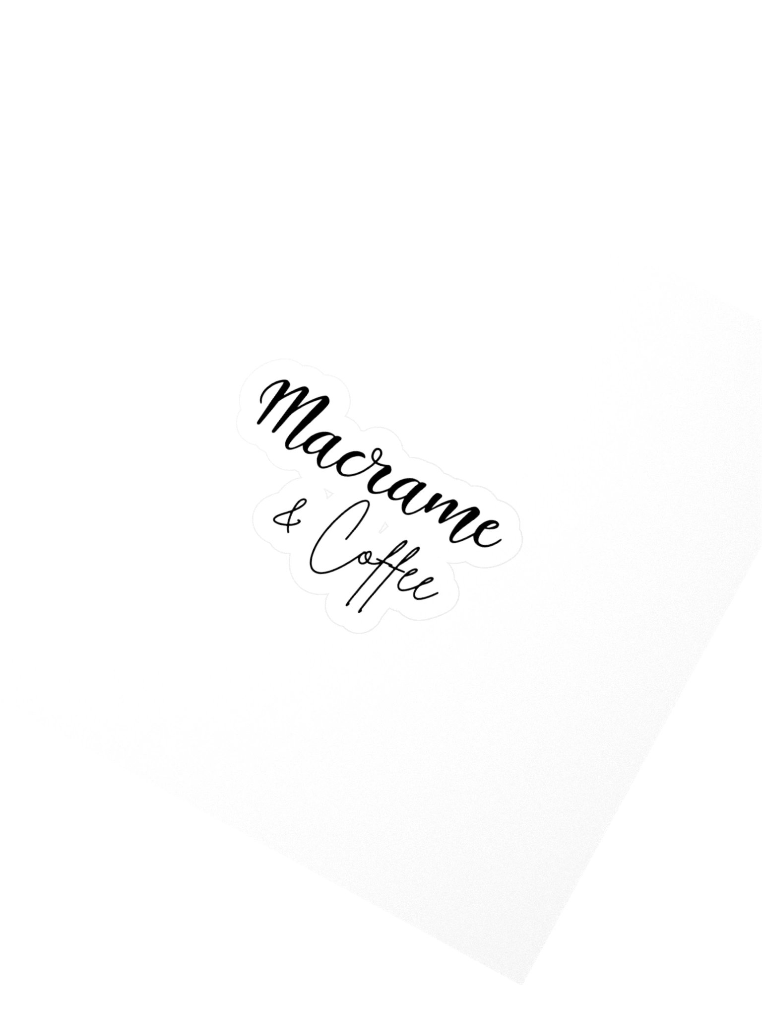 Macrame and Coffee Sticker product image (2)