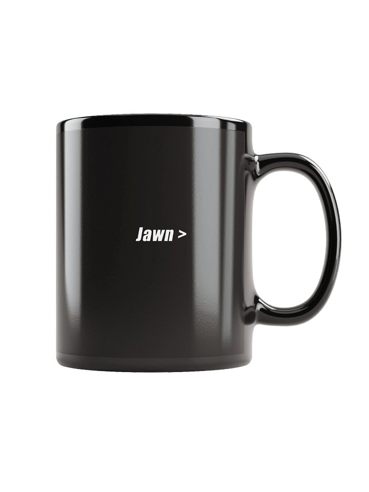 Jawn > Lexus LS400 "In Jawn We Trust" Black Coffee Mug product image (1)