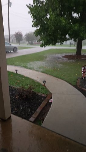 I miss the rain showers. Not the lightning lol. Tonight's show brought to you by mothr nature.