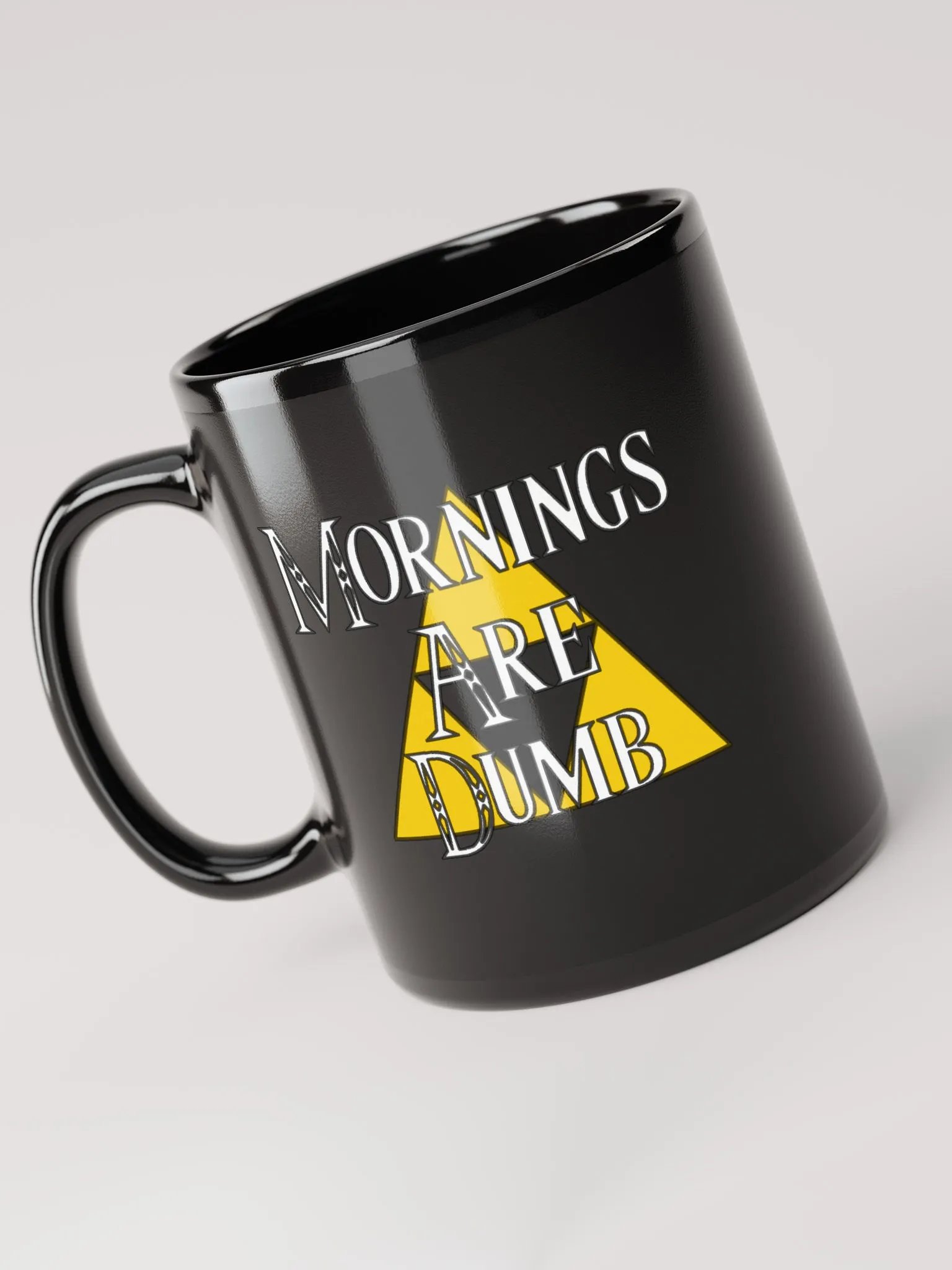 Triforce Dumb Mug Black product image (4)