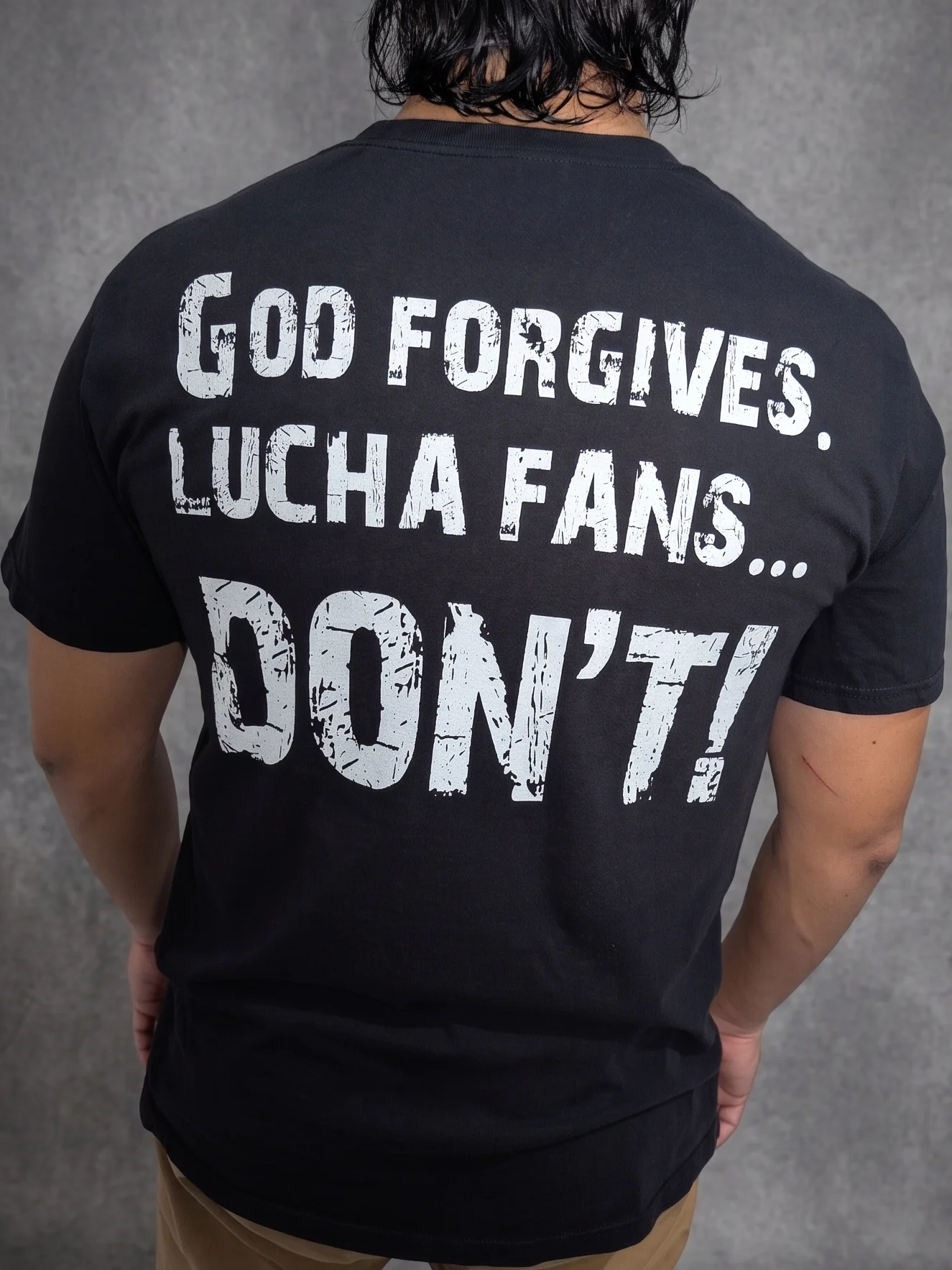 God Forgives Black T-shirt product image (2)