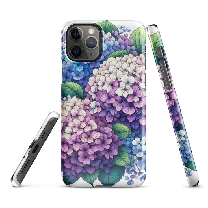 Hydrangea Harmony iPhone® Snap Case | AI Design product image (2)