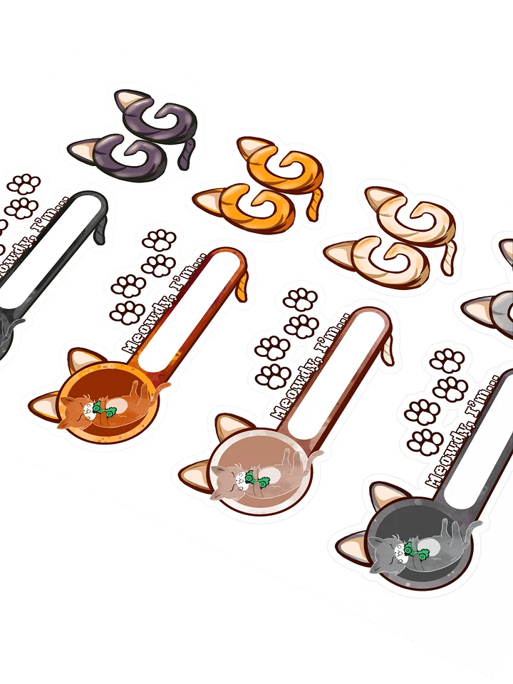 Name-Tag Gaming Cat Stickers product image (2)