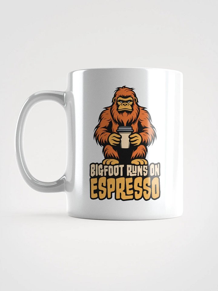Bigfoot Runs on Espresso Coffee Mug product image (2)