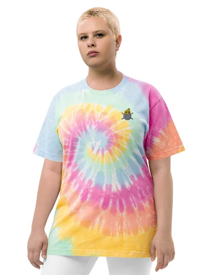 Crochet Cockatiel – Embroidered Tie-Dye Shirt product image (2)