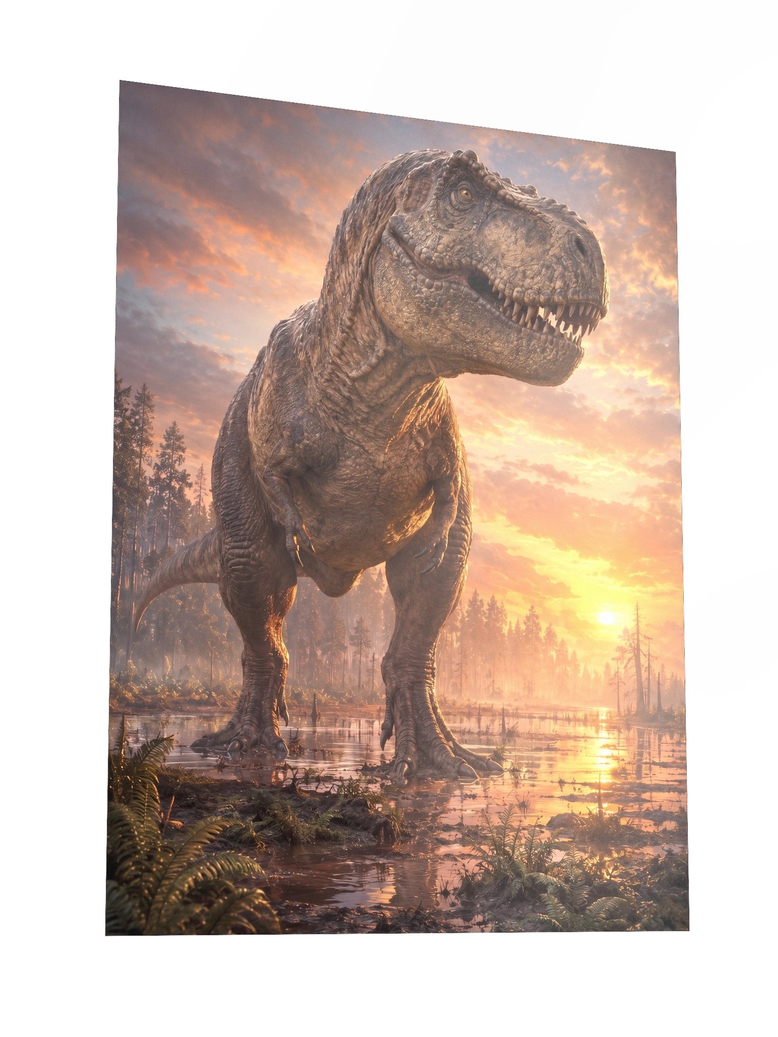 Tyrannosaurus rex Prehistoric Wetland Poster product image (3)