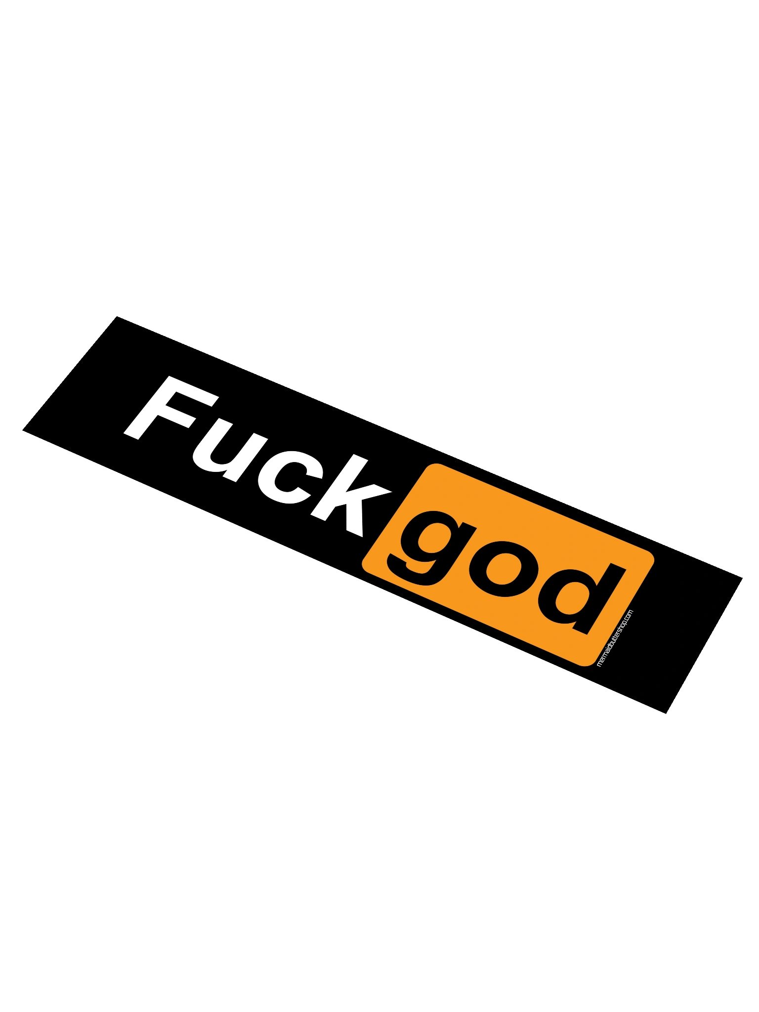 God Hub Bumper Sticker 15" product image (2)